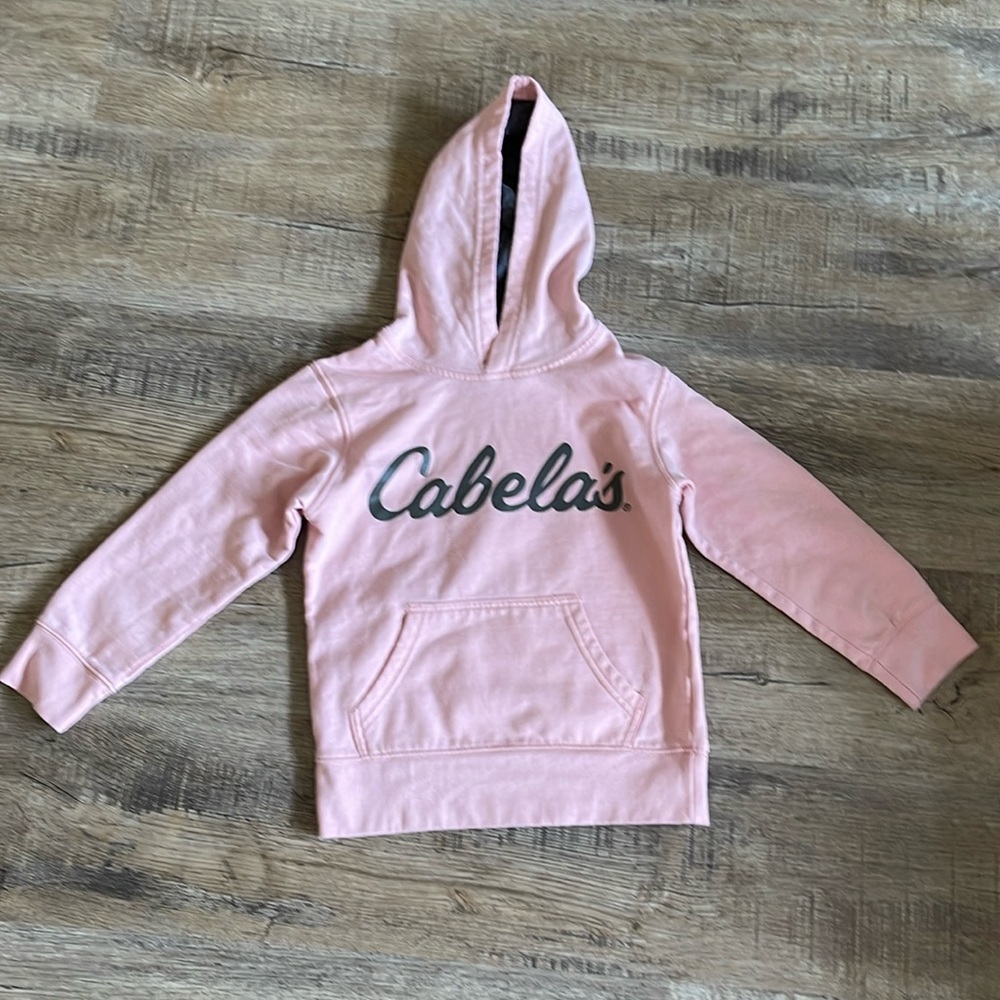 CABELAS PINK girls sweatshirt